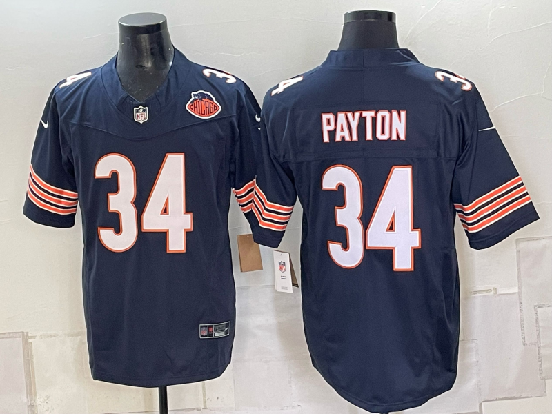Men 2026 Chicago Bears #34 Payton blue Nike Limited NFL Jersey 1005004->chicago bears->NFL Jersey